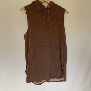 BDG women's size M fleece vest hooded cotton trendy boho top casual comfortable